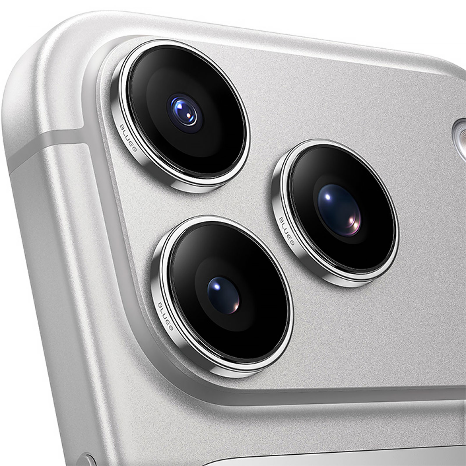 Защитное стекло BlueO Sapphire на камеру для Apple iPhone 18 Pro / 18 Pro Max, Серебряный / Silver 1, Закаленное стекло, купить оптом с доставкой
