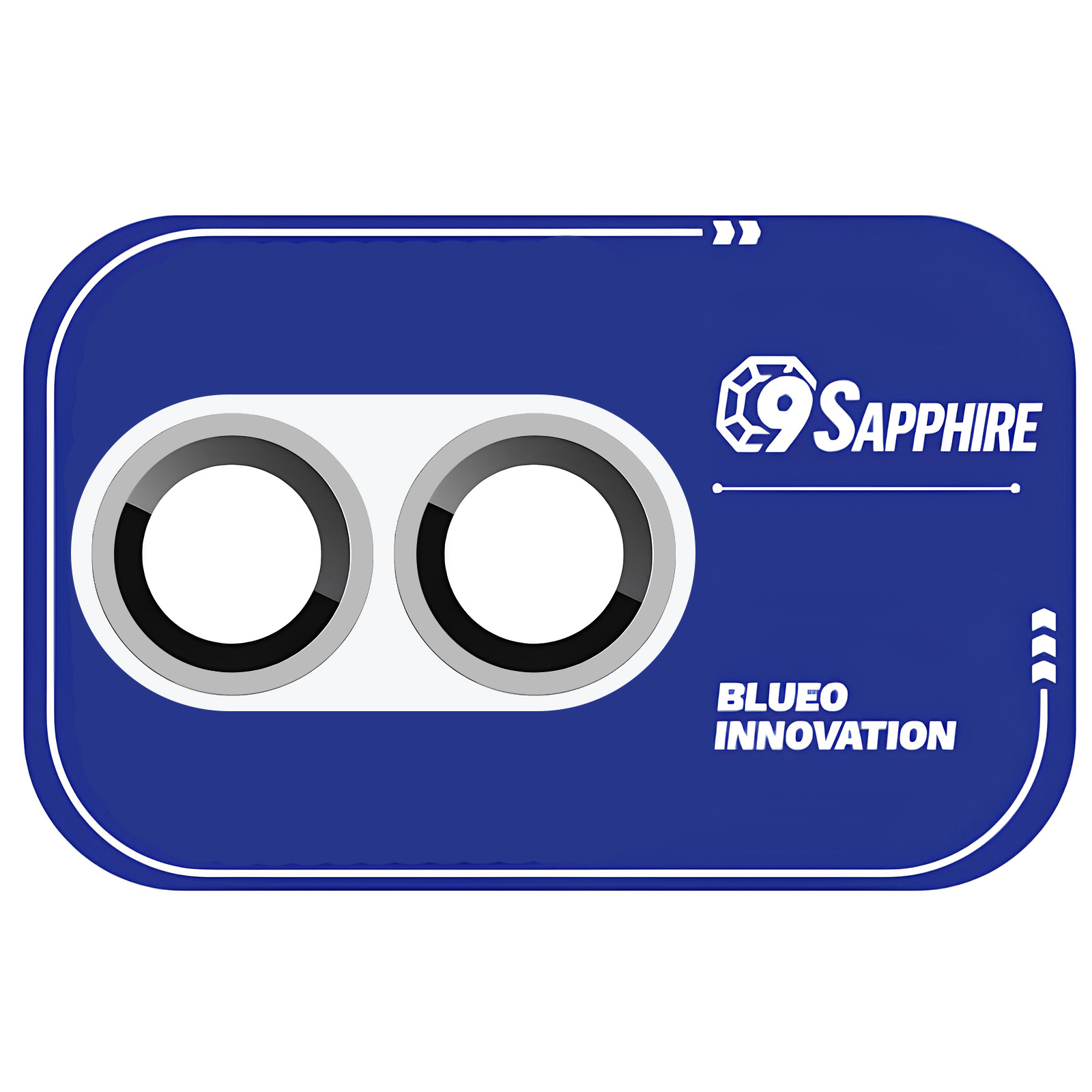 Защитное стекло BlueO Sapphire на камеру для Apple iPhone Duo (5.4/7.6"), Серебряный / Silver, Закаленное стекло, купить оптом с доставкой