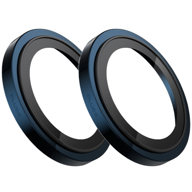 Защитное стекло BlueO Sapphire на камеру для Apple iPhone Duo (5.4/7.6"), Темно-синий / Dark Blue, Закаленное стекло, купить оптом с доставкой