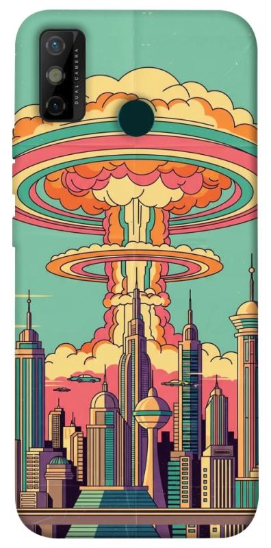 Чехол itsPrint Сolorful explosion для TECNO Spark 6 Go, игры, купить оптом с доставкой