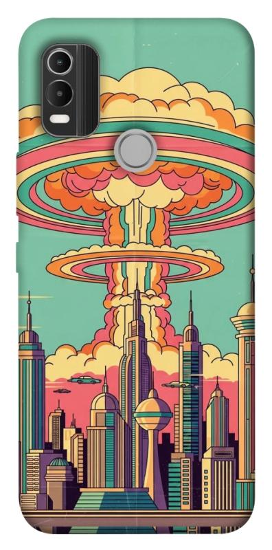 Чехол itsPrint Сolorful explosion для Nokia C21 Plus, игры, купить оптом с доставкой