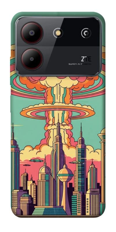 Чехол itsPrint Сolorful explosion для ZTE Blade A54 4G, игры, купить оптом с доставкой