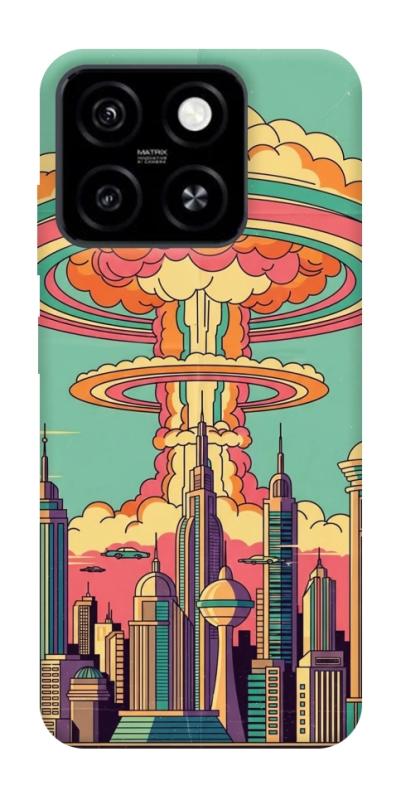 Чехол itsPrint Сolorful explosion для ZTE Blade A55 4G, игры, купить оптом с доставкой