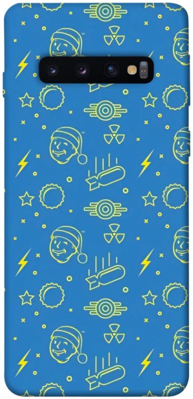 Чехол itsPrint Fallout pattern для Samsung Galaxy S10, игры, купить оптом с доставкой