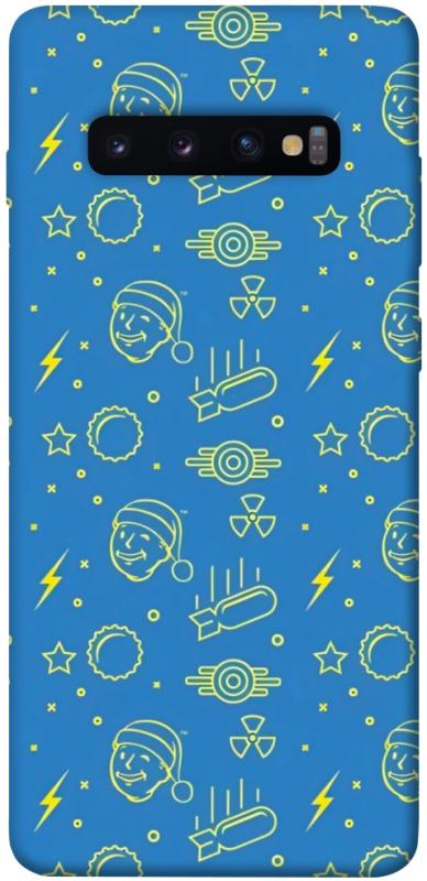Чохол itsPrint Fallout pattern для Samsung Galaxy S10+, ігри, купити оптом з доставкою