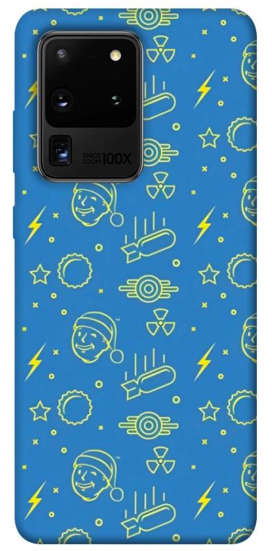 Чехол itsPrint Fallout pattern для Samsung Galaxy S20 Ultra, игры, купить оптом с доставкой