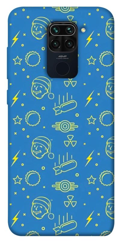 Чехол itsPrint Fallout pattern для Xiaomi Redmi Note 9 / Redmi 10X, игры, купить оптом с доставкой