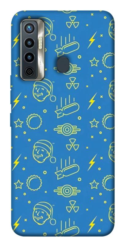 Чехол itsPrint Fallout pattern для TECNO Camon 17 Pro, игры, купить оптом с доставкой