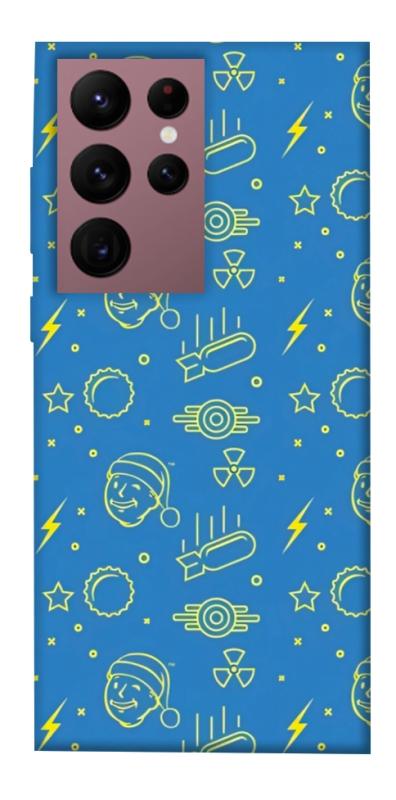 Чехол itsPrint Fallout pattern для Samsung Galaxy S22 Ultra, игры, купить оптом с доставкой
