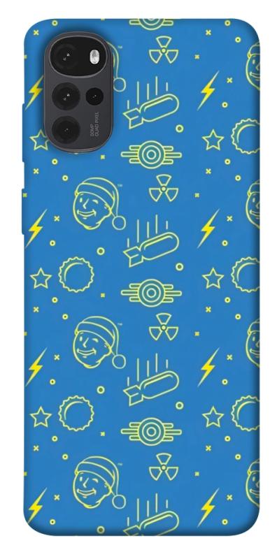 Чехол itsPrint Fallout pattern для Motorola Moto G22, игры, купить оптом с доставкой