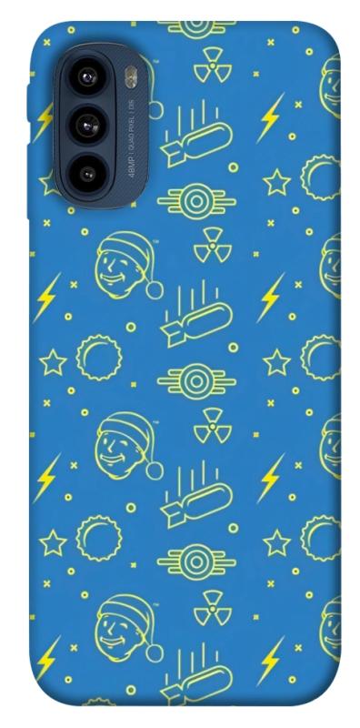 Чехол itsPrint Fallout pattern для Motorola Moto G41, игры, купить оптом с доставкой