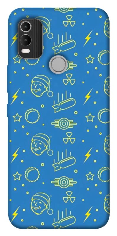 Чехол itsPrint Fallout pattern для Nokia C21 Plus, игры, купить оптом с доставкой