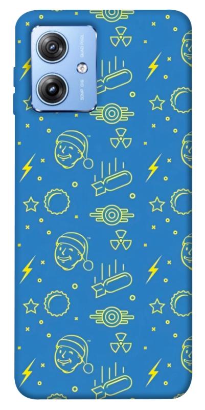 Чохол itsPrint Fallout pattern для Motorola Moto G84, ігри, купити оптом з доставкою