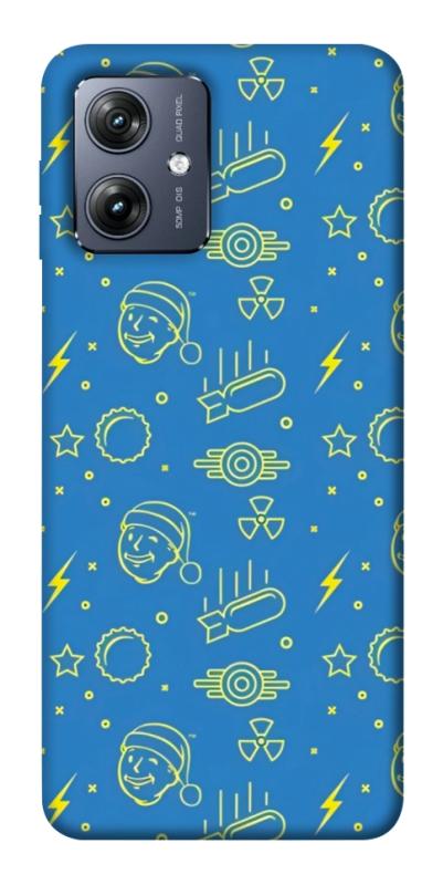 Чехол itsPrint Fallout pattern для Motorola Moto G54, игры, купить оптом с доставкой