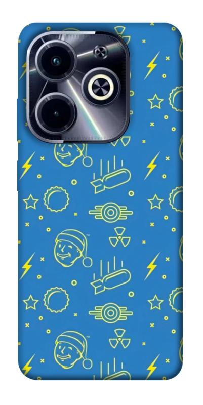 Чехол itsPrint Fallout pattern для Infinix Hot 40i, игры, купить оптом с доставкой