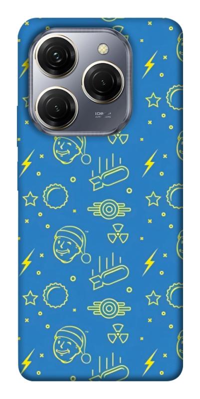 Чехол itsPrint Fallout pattern для TECNO Spark 20 Pro, игры, купить оптом с доставкой