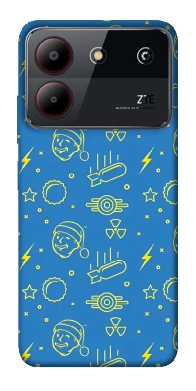Чехол itsPrint Fallout pattern для ZTE Blade A54 4G, игры, купить оптом с доставкой