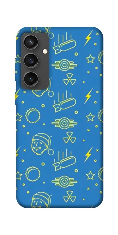 Чехол itsPrint Fallout pattern для Samsung Galaxy S24 FE, игры, купить оптом с доставкой