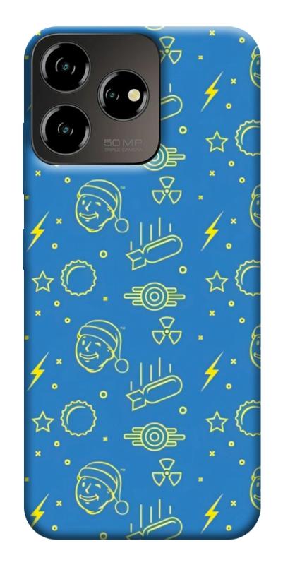 Чехол itsPrint Fallout pattern для ZTE Blade V50 Desing 4G, игры, купить оптом с доставкой