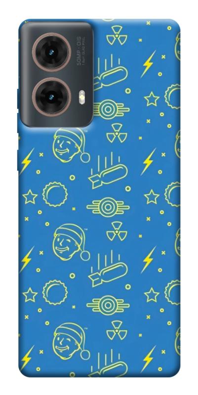 Чехол itsPrint Fallout pattern для Motorola Moto G85, игры, купить оптом с доставкой