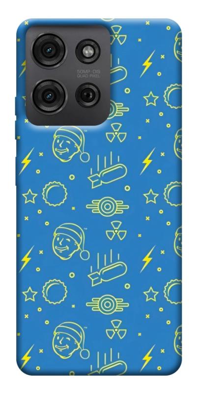 Чехол itsPrint Fallout pattern для Motorola Moto G75 5G, игры, купить оптом с доставкой
