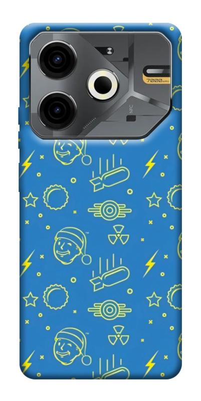 Чехол itsPrint Fallout pattern для TECNO Pova 6 Neo (LI6), игры, купить оптом с доставкой