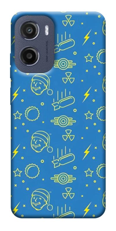 Чехол itsPrint Fallout pattern для Motorola Moto G05, игры, купить оптом с доставкой