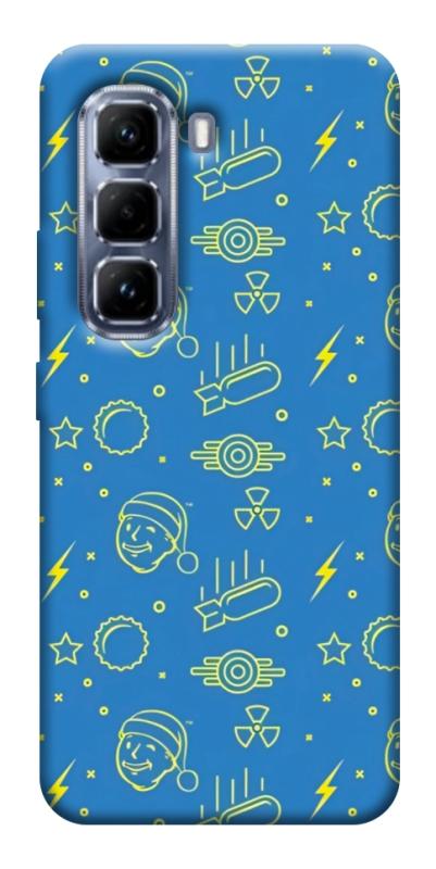 Чехол itsPrint Fallout pattern для Infinix Hot 50 Pro, игры, купить оптом с доставкой