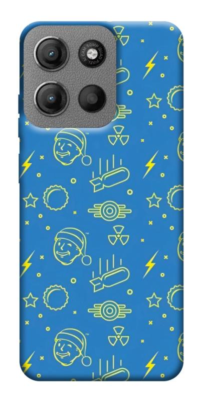 Чехол itsPrint Fallout pattern для Motorola Moto G15 4G, игры, купить оптом с доставкой