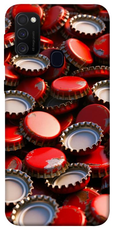 Чехол itsPrint Red cups для Samsung Galaxy M30s / M21, игры, купить оптом с доставкой