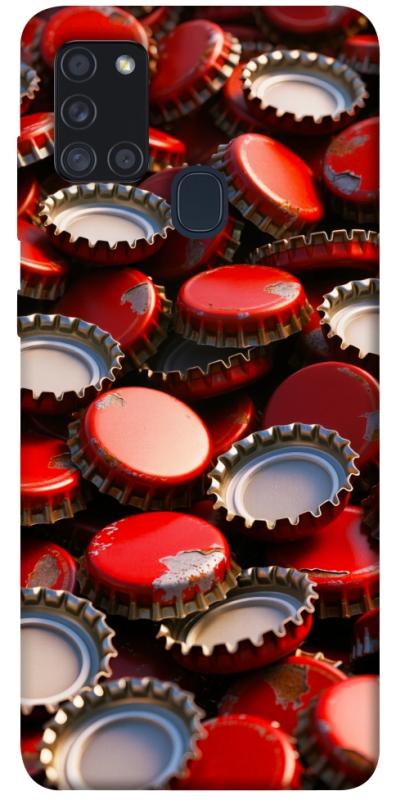 Чехол itsPrint Red cups для Samsung Galaxy A21s, игры, купить оптом с доставкой