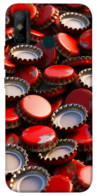 Чехол itsPrint Red cups для TECNO Spark 6 Go, игры, купить оптом с доставкой