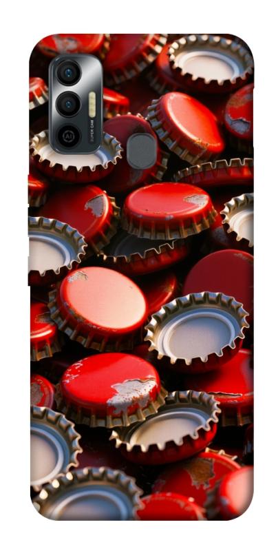 Чехол itsPrint Red cups для TECNO Spark 7, игры, купить оптом с доставкой