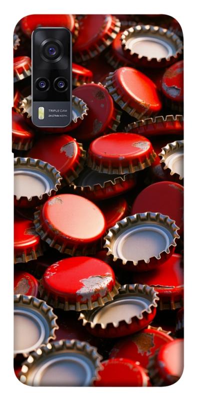 Чехол itsPrint Red cups для Vivo Y31, игры, купить оптом с доставкой