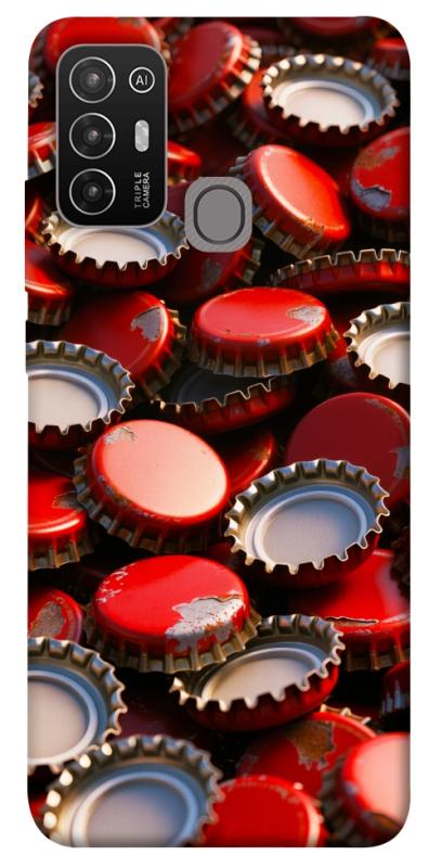 Чехол itsPrint Red cups для ZTE Blade A52, игры, купить оптом с доставкой