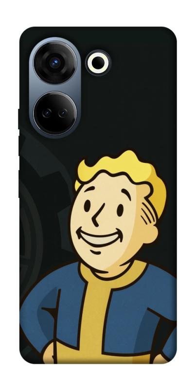 Чехол itsPrint Vault boy для TECNO Camon 20 Pro (CK7n), игры, купить оптом с доставкой