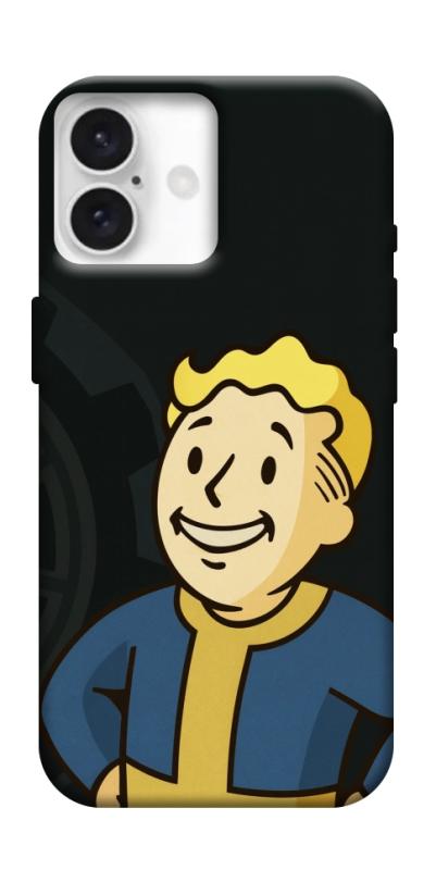 Чехол itsPrint Vault boy для Apple iPhone 16 (6.1"), игры, купить оптом с доставкой