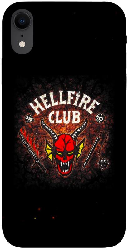 Чехол itsPrint Hellfire club для Apple iPhone XR (6.1"), хоррор, купить оптом с доставкой