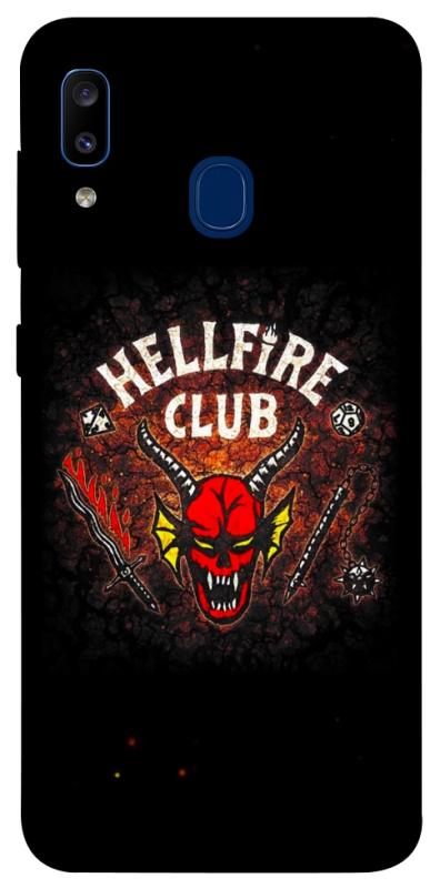 Чехол itsPrint Hellfire club для Samsung Galaxy A20 / A30, хоррор, купить оптом с доставкой
