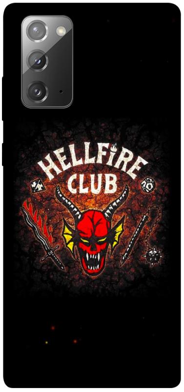 Чехол itsPrint Hellfire club для Samsung Galaxy Note 20, хоррор, купить оптом с доставкой
