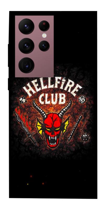 Чехол itsPrint Hellfire club для Samsung Galaxy S22 Ultra, хоррор, купить оптом с доставкой