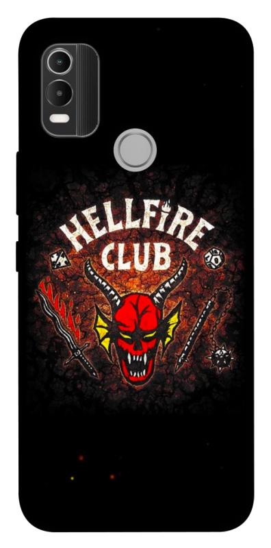 Чехол itsPrint Hellfire club для Nokia C21 Plus, хоррор, купить оптом с доставкой
