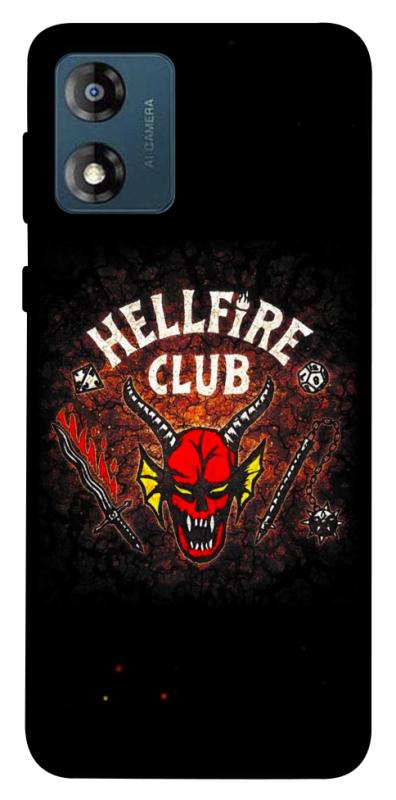 Чехол itsPrint Hellfire club для Motorola Moto E13, хоррор, купить оптом с доставкой