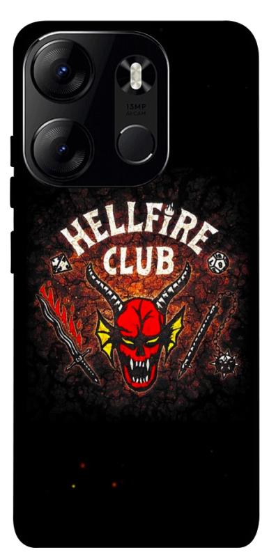 Чехол itsPrint Hellfire club для Tecno Spark Go 2023, хоррор, купить оптом с доставкой