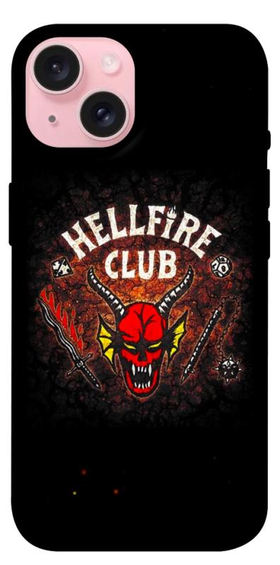 Чехол itsPrint Hellfire club для Apple iPhone 15 (6.1"), хоррор, купить оптом с доставкой
