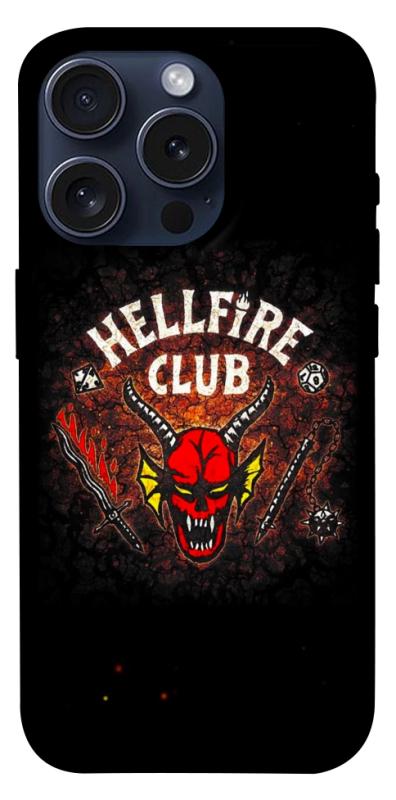 Чехол itsPrint Hellfire club для Apple iPhone 15 Pro (6.1"), хоррор, купить оптом с доставкой