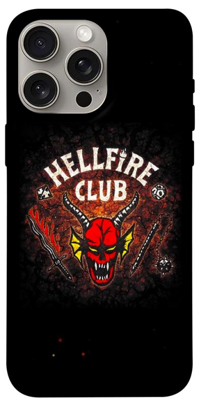 Чехол itsPrint Hellfire club для Apple iPhone 15 Pro Max (6.7"), хоррор, купить оптом с доставкой