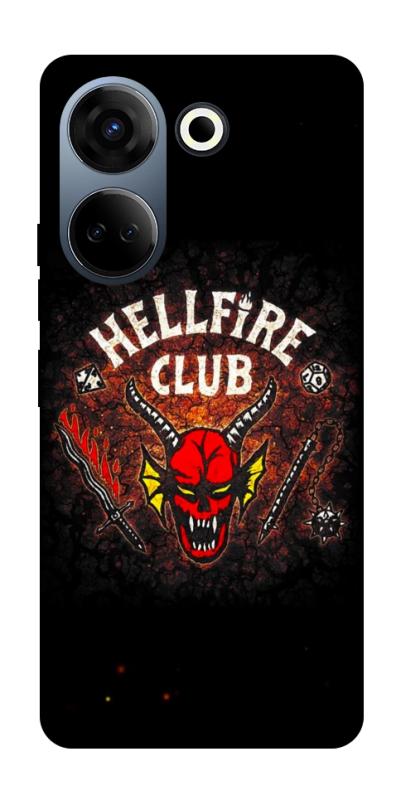 Чехол itsPrint Hellfire club для TECNO Camon 20 Pro (CK7n), хоррор, купить оптом с доставкой