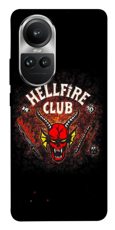 Чехол itsPrint Hellfire club для Oppo Reno 10, хоррор, купить оптом с доставкой