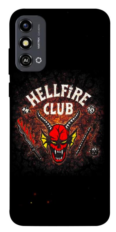 Чехол itsPrint Hellfire club для ZTE Blade A53, хоррор, купить оптом с доставкой